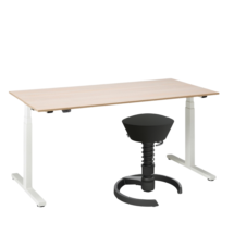 Actiepakket: zit-sta bureau + Swopper