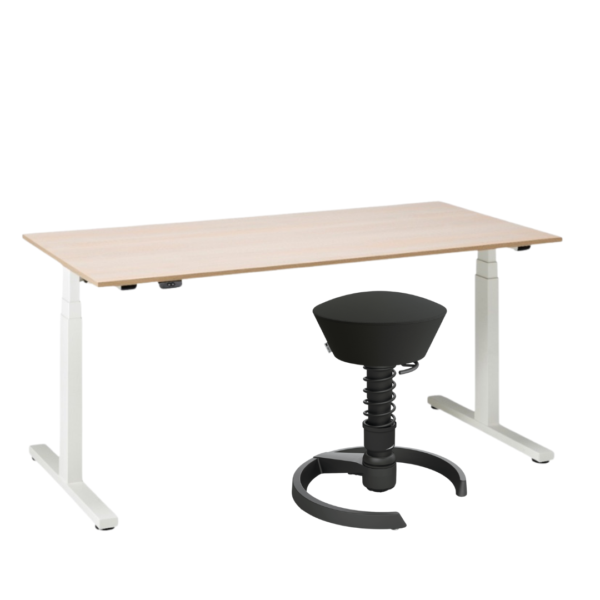 Actiepakket: zit-sta bureau + Swopper