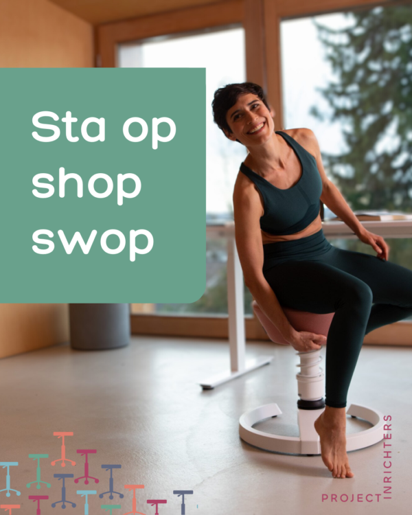 Actiepakket: zit-sta bureau + Swopper - Afbeelding 4